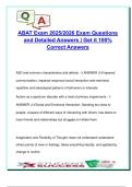 ABAT Exam &ndash; 150&plus; Questions & Detailed Answers &vert; Behavior Analysis&comma; Ethics&comma; ABA Principles &vert; 2025&sol;2026
