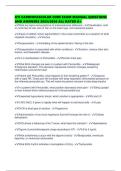ATI CARDIOVASCULAR CORE EXAM MANUAL QUESTIONS AND ANSWERS 2025&sol;2026 ALL RATED A&plus;
