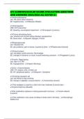 ATI CARDIOVASCULAR EXAMS EVALUATION QUESTIONS AND ANSWERS 2025&sol;2026 ALL RATED A&plus;