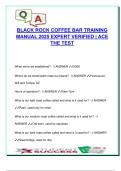 Black Rock Coffee Bar Training &ndash; 80&plus; Q&A for Baristas &vert; Espresso Shots&comma; Milk Types&comma; Drink Builds &vert; 2025