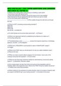 BICSI INSTALLER 1 TEST PAPER QUESTIONS AND ANSWERS 2025&sol;2026 ALL RATED A&plus;
