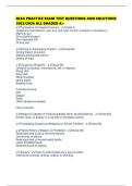 BLEA PRACTICE EXAM TEST QUESTIONS AND SOLUTIONS 2025/2026 ALL GRADED A+