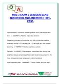 MDC 3 Exam 2 &lpar;2025&rpar; &ndash; 150&plus; Solved Questions &vert; COPD&comma; Asthma&comma; TB&comma; Airway Surgeries&comma; Lung Cancer