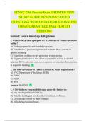 FDNYC G60 Practice Exam UPDATED TEST  STUDY GUIDE 2025&sol;2026 VERIFIED  QUESTIONS WITH DETAILED RATIONALES &vert;&vert;  100&percnt; GUARANTEED PASS <LATEST  VERSION> 