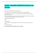 NEURO - DECL&Iacute;NIO COGNITIVO Questions and  Answers 