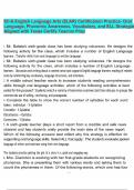 EC-6 English Language Arts &lpar;ELAR&rpar; Certification Practice- Oral Language&comma; Phonemic Awareness&comma; Vocabulary&comma; and ELL Strategies Aligned with Texas Certify Teacher Prep&period;pdf
