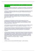 FES EXAMS SCRIPT QUESTIONS AND ANSWERS 2025&sol;2026 GRADED A&plus;