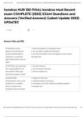 hondros NUR 180 FINAL hondros Most Recent exam COMPLETE &lpar;2025&rpar; EXAM Questions and Answers &lpar;Verified Answers&rpar; &lpar;Latest Update 2025&rpar; UPDATE&excl;&excl;