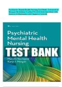Psychiatric Mental Health Nursing Test Bank- Townsend & Morgan 9th Edition-Verified NCLEX-Style Questions with Answers & Rationales &lpar;All Chapters Covered&rpar;&lowbar;compressed&period;pdf