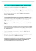 PRITE 2025 - NEURO AND MEDICINE Questions and Answers