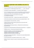 JR 101 SETS QUESTIONS AND ANSWERS 2025&sol;2026 ALL RATED A&plus;