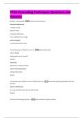 TTGC Counseling Techniques Questions and  Answers 