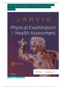 Test Bank for Physical Examination and Health Assessment&comma; 8th Edition&comma; Carolyn Jarvis&comma;&vert;&vert;ISBN&colon; 9780323510806&vert;&vert; Chapter 1-32 &vert;All Chapters &comma;LATEST UPDATE