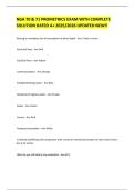 NGA 70 & 71 PROMETRICS EXAM WITH COMPLETE SOLUTION RATED A&plus; 2025&sol;2026 UPDATED NEW&excl;&excl;