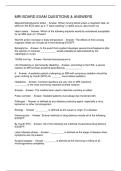 MRI BOARD EXAM QUESTIONS & ANSWERS