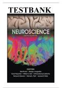 Neuroscience 6th Edition Test Bank by Purves&comma; Chapters 1-34 &vert; Complete Guide A&plus;