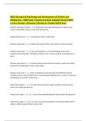 WGU Educational Psychology and Development of Children and Adolescents - D094 Exam &vert;Questions &lpar;Latest Updated Version&rpar; With Correct Answers &vert;Solutions &vert;Already A&plus; Graded &lpar;100&percnt; Pass&rpar;
