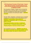 AYPO Real Estate Principles Of Real Estate 1 Newest  2025&sol; 2026 Actual Exam Complete Questions And  Correct Answers&lpar;Verified Answers&rpar;&vert;Already Graded  A&plus;&vert;&vert;NEWEST EXAM&excl;&excl; 