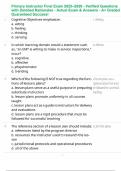 Primary Instructor Final Exam 2025&ndash;2026 - Comprehensive Questions & Verified Answers - Actual Exam Test - A&plus; Graded & Guaranteed Success&excl;