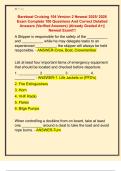 Bareboat Cruising 104 Version 2 Newest 2025&sol; 2026  Exam Complete 100 Questions And Correct Detailed  Answers &lpar;Verified Answers&rpar; &vert;Already Graded A&plus;&vert;&vert;  Newest Exam&excl;&excl;&excl;