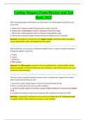 Cardiac Surgery Exam Review and Test Bank 2025 