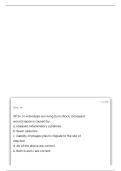 HCR 240 CH 1-40 FINAL EXAM PREP PATHOPHYSIOLOGY STUDY GUIDE QUESTIONS WITH CORRECT ANSWERS