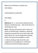 Maternity Nursing Test Bank &lpar;Lowdermilk 13th Edition&rpar; &mdash; Comprehensive NCLEX & HESI Review&colon; 1&comma;000&plus; Verified Maternity Nursing Questions with Answers&comma; Rationales & Clinical Judgment Practice
