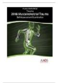 AAOS Musculoskeletal Trauma Self-Assessment Exam &vert; Question & Answer Book &vert; Latest 2025&sol;2026 Study Guide