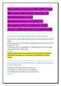 FAA Airline Transport Pilot &lpar;ATP&rpar; Form 400 Exam With Actual Questions & Verified Answers&comma;Plus Rationales&sol;Expert Verified For Guaranteed Pass Graded A&plus;&sol;2026 &sol;Latest Update&sol;Instant Download Pdf