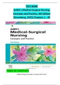 Test Bank For Medical Surgical Nursing 5th Edition By Holly K&period; Stromberg&comma; All Chapters 1-49 2025&sol;2026 QUESTIONS WITH CORRECT ANSWERS RATED A&plus;