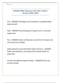 HCA200 FINAL Questions with 100&percnt; Verified Answers 2025 &vert; 2026&period;