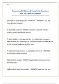 Accounting 201B Exam 2 Study Guide Questions with 100&percnt; Correct Answers