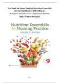 Test Banks for Nutrition Essentials for Nursing Practice &ndash; 9th Edition &lpar;Susan Dudek&rpar; &vert; Full Chapters &lpar;1&ndash;24&rpar; with Verified Answers&comma; Rationales & Explanations