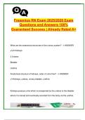 FRESENIUS  EXAM COMPLETE PACKAGE DEAL