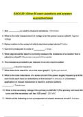 SACA 201 Silver 85 exam questions and answers guaranteed pass