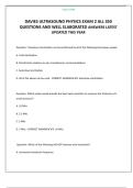 DAVIES ULTRASOUND PHYSICS EXAM 2 ALL 350 QUESTIONS AND WELL ELABORATED ANSWERS LATEST UPDATED THIS YEAR