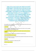 ARKANSAS BACKFLOW PREVENTION  ASSEMBLY TESTER TEST BANK EXAM&sol;  ARKANSAS BACKFLOW PREVENTION  ASSEMBLY TESTER EXAM PREPARATION  2025&sol;2026 WITH ACTUAL CORRECT  QUESTIONS AND VERIFIED DETAILED  ANSWERS &vert;FREQUENTLY TESTED  QUESTIONS AND SOLUTIONS&vert;ALREADY  GRA