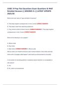 CADC II Prep Test Questions Exam Questions & Well  Detailed Answers &vert;&vert; GRADED A&plus;&vert;&vert; LATEST UPDATE  2025&sol;26 
