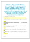 NICCCO LATTICE BOOM GENERAL  KNOWLEDGE EXAM&sol; NICCCO LATTICE  BOOM GENERAL KNOWLEDGE EXAM  PREPARATION 2025&sol;2026 WITH ACTUAL  CORRECT QUESTIONS AND VERIFIED  DETAILED ANSWERS &vert;FREQUENTLY TESTED  QUESTIONS AND SOLUTIONS&vert;ALREADY  GRADED A&plus;&vert;NEWEST&vert;BRAND NEW  