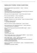 NAGELHOUT PHARM 1 EXAM 2 QUESTIONS