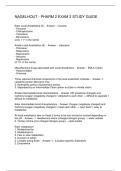 NAGELHOUT - PHARM 2 EXAM 2 STUDY GUIDE