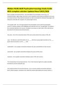 Walden NURS 6630 Psychopharmacology Study Guide With complete solution Updated New&excl;&excl;2025&sol;2026 