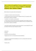Iowa commercial applicator license sample test (core) Questions and answers Newest RATED A+ 2025/2026 UPDATED 100% VERIFIED CORRECT