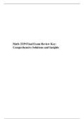 Math 3339 Final Exam Review Key Comprehensive Solutions and Insights&period;