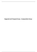 Hagseed and Tempest Essay - Comparative Essay&period;