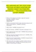 GED Language Art TEST STUDY GUIDE  2025&sol;2026 ACCURATE QUESTIONS AND  VERIFIED CORRECT SOLUTIONS WITH  RATIONALES &vert;&vert; 100&percnt; GUARANTEED PASS  <LATEST VERSION> 