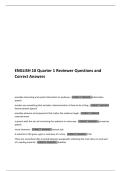 ENGLISH 10 Quarter 1 Reviewer Questions and Correct Answers&period;