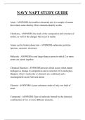 NAVY NAPT STUDY GUIDE QUESTIONS AND ANSWERS 2025