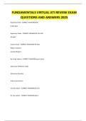 FUNDAMENTALS VIRTUAL ATI REVIEW EXAM QUESTIONS AND ANSWERS 2025&period;