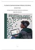 Test Bank for Exploring Psychology in Modules &lpar;12th Edition&rpar; &ndash; David G&period; Myers &vert; Complete Verified Question Set with Detailed Explanations &vert; ISBN&colon; 9781319132125
